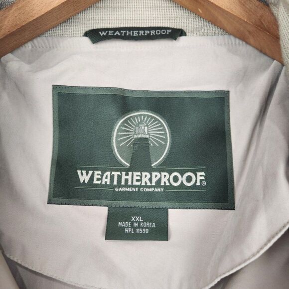 Weatherproof Garment Company Size XXL Tan Men's 1/4 Zip Jacket Twizzlers Logo - Picture 6 of 8